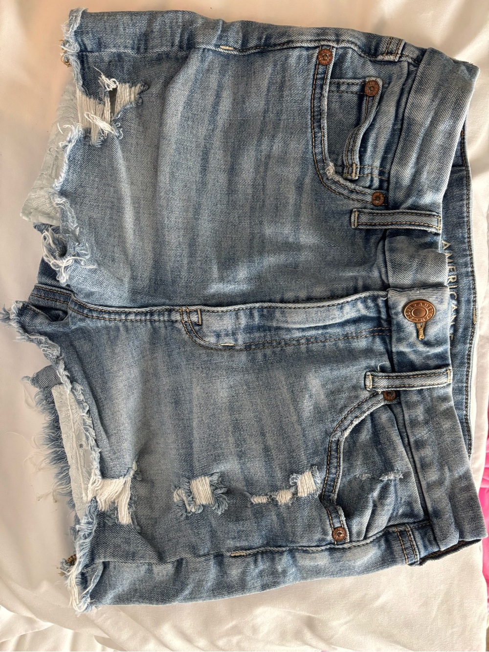 American Eagle Outfitters Light Blue Denim Shorts